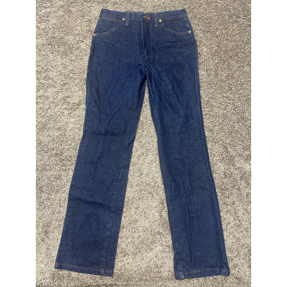 Vintage Wrangler Jeans 30x31 Pants Slim 936DEN Cowboy Western Denim Tag 32x32